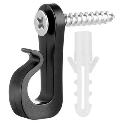 20-Pack Outdoor Hanging Plant Hooks for String Lights - Heavy-Duty Screw-In Expansion Anchors