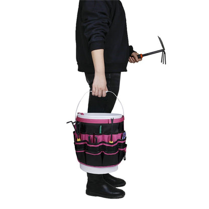 829419 34 Pockets Gardening Tools Bag Oxford Cloth Garden Tool Storage Bag, 43x30.5cm