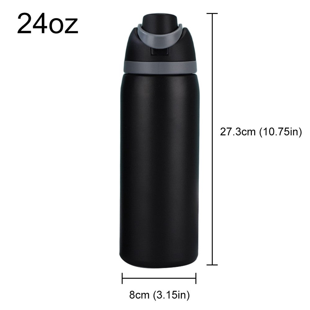 24oz 304 Stainless Steel Water Bottle Portable Thermal Insulation Drinking Cup (BPA-Free, No FDA Certified)