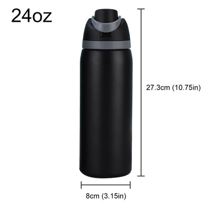 24oz 304 Stainless Steel Water Bottle Portable Thermal Insulation Drinking Cup (BPA-Free, No FDA Certified)