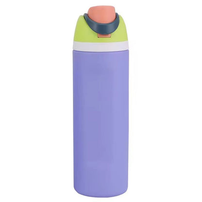 24oz 304 Stainless Steel Water Bottle Portable Thermal Insulation Drinking Cup (BPA-Free, No FDA Certified)