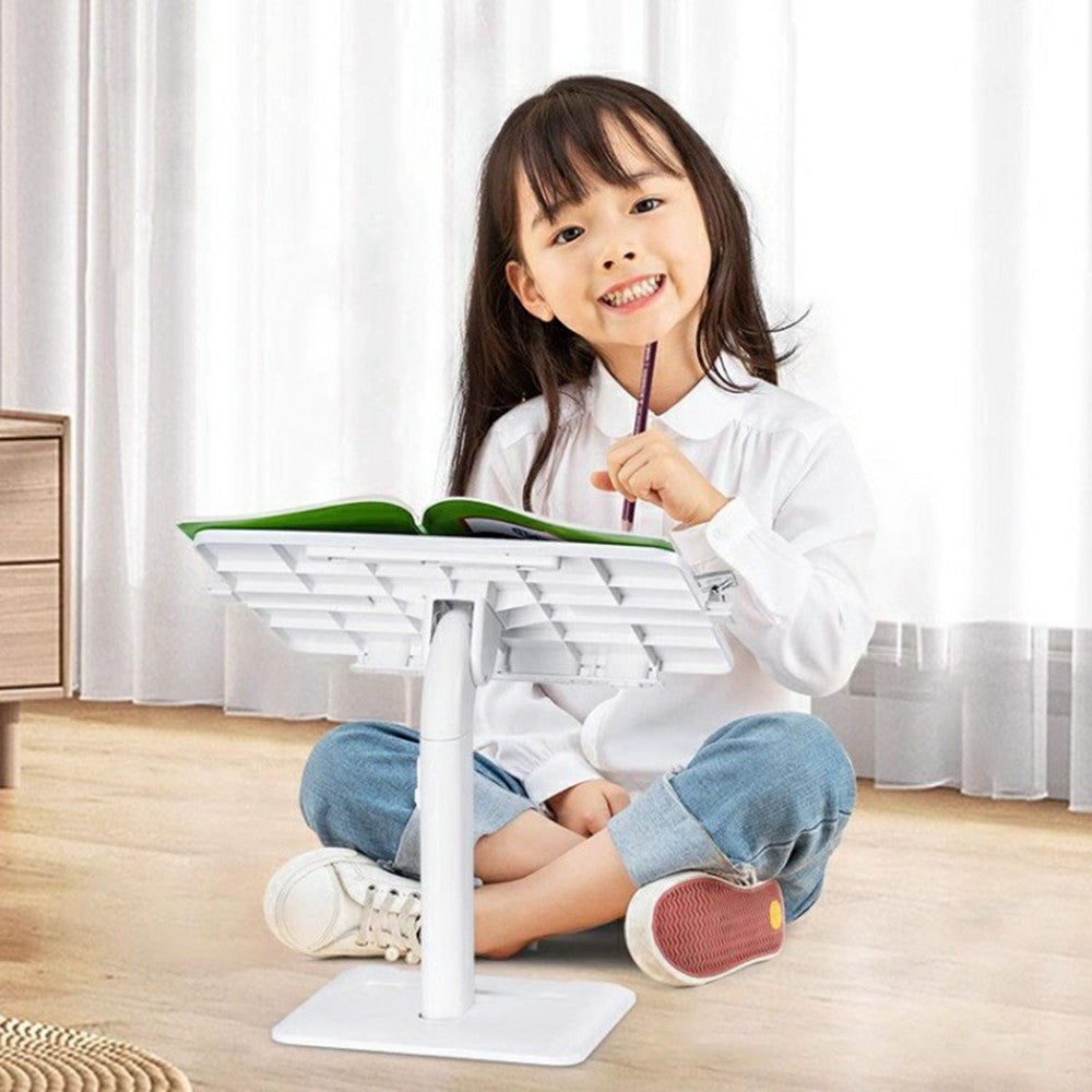 Children Reading Book Stand Multifunctional Telescopic Adjustable Angle Desktop Floor ABS Reading Rack