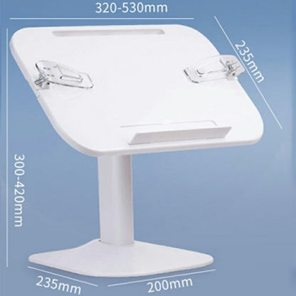Children Reading Book Stand Multifunctional Telescopic Adjustable Angle Desktop Floor ABS Reading Rack