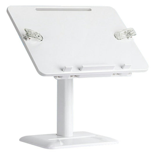 Upgraded Children Reading Book Holder Stand Telescopic Adjustable Angle Desktop Floor ABS Reading Rack