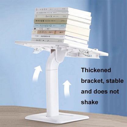 Upgraded Children Reading Book Holder Stand Telescopic Adjustable Angle Desktop Floor ABS Reading Rack