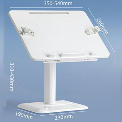 Upgraded Children Reading Book Holder Stand Telescopic Adjustable Angle Desktop Floor ABS Reading Rack