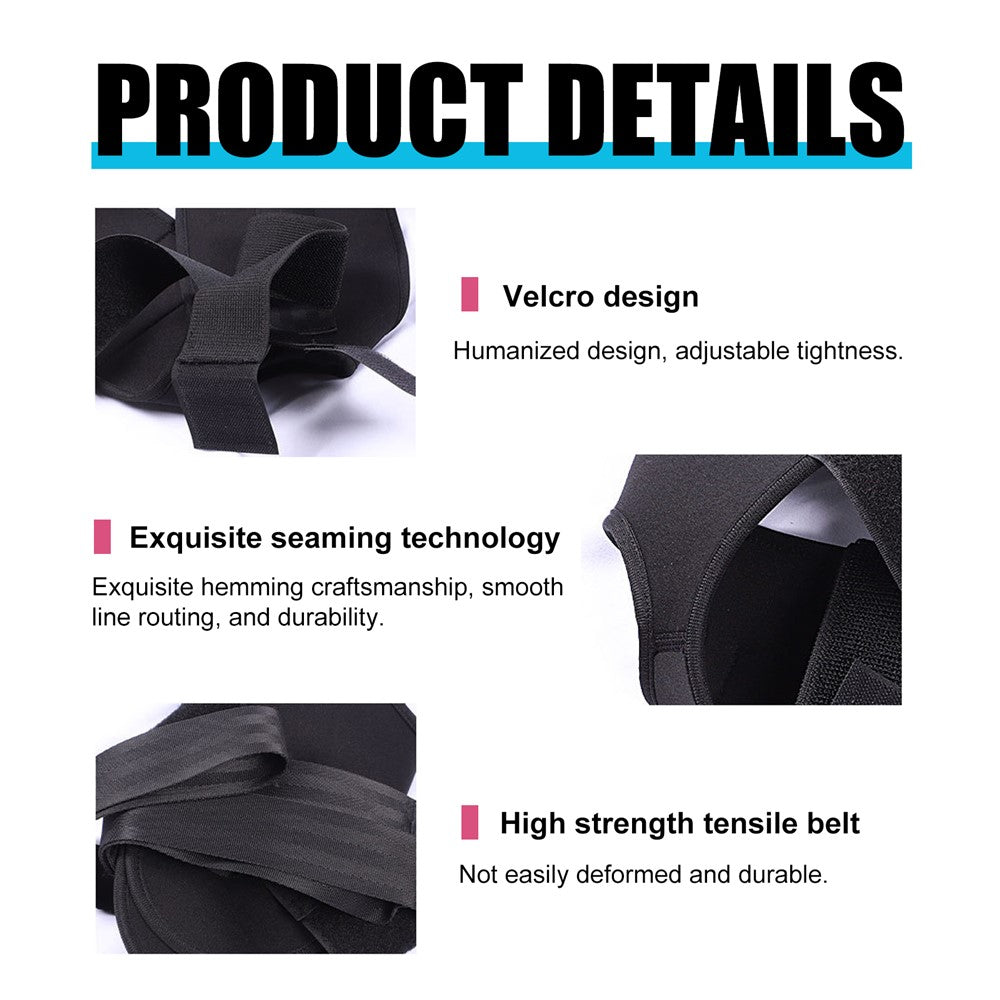 HOUKEA HKB08-A007-1-WH1 Progressive Stretchable Belt Body Shaping Yoga Stretching Ankle Tension Rope