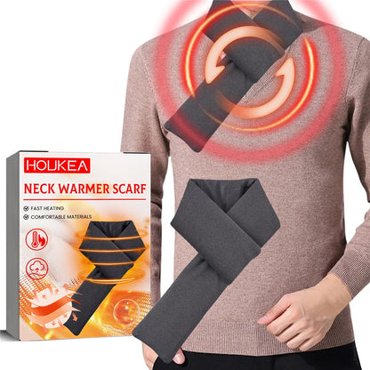 HOUKEA HKA06-A010-1-MX1 Heating Scarf Winter Neck Protector Hot Compress Neck Cover Anti-Freezing Warm Heat Scarf