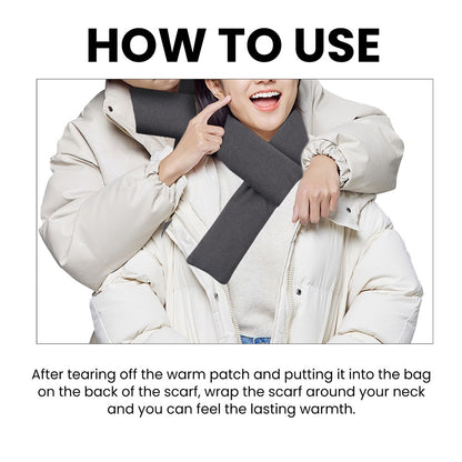 HOUKEA HKA06-A010-1-MX1 Heating Scarf Winter Neck Protector Hot Compress Neck Cover Anti-Freezing Warm Heat Scarf