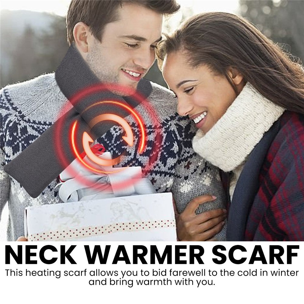 HOUKEA HKA06-A010-1-MX1 Heating Scarf Winter Neck Protector Hot Compress Neck Cover Anti-Freezing Warm Heat Scarf
