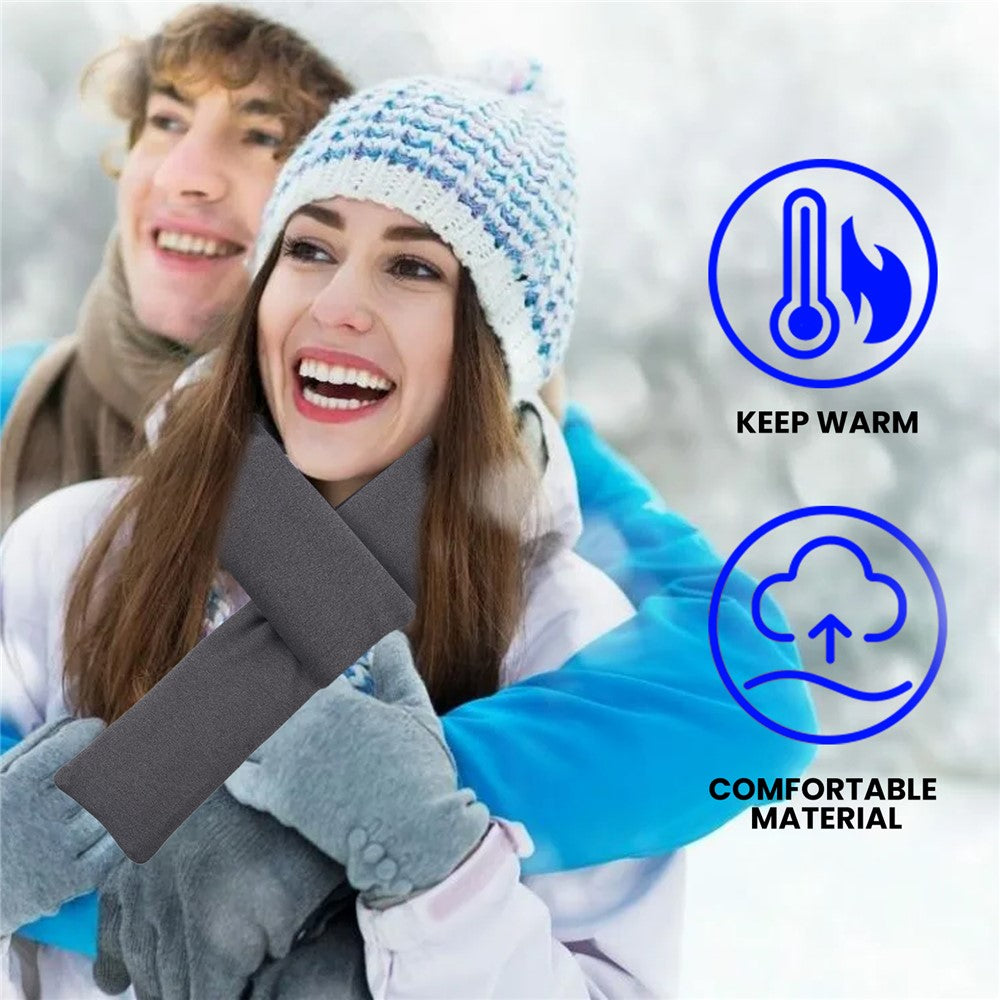 HOUKEA HKA06-A010-1-MX1 Heating Scarf Winter Neck Protector Hot Compress Neck Cover Anti-Freezing Warm Heat Scarf