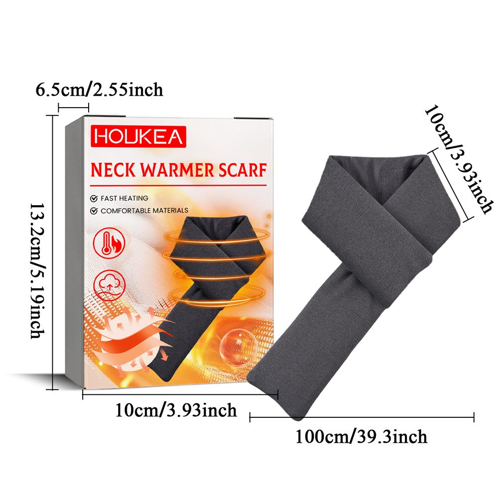 HOUKEA HKA06-A010-1-MX1 Heating Scarf Winter Neck Protector Hot Compress Neck Cover Anti-Freezing Warm Heat Scarf