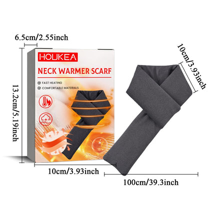 HOUKEA HKA06-A010-1-MX1 Heating Scarf Winter Neck Protector Hot Compress Neck Cover Anti-Freezing Warm Heat Scarf