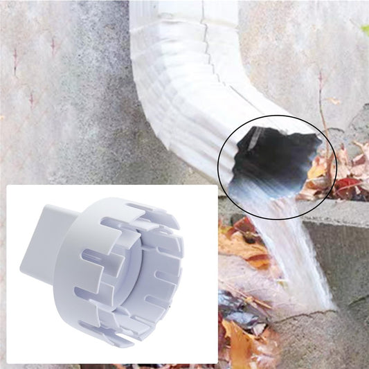 3x4 Inch Drain Pipe Draining Rain Gutter PVC Drain Connector Downspout Adapter