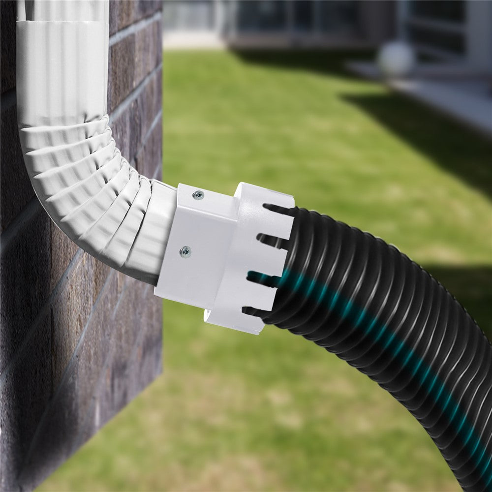 3x4 Inch Drain Pipe Draining Rain Gutter PVC Drain Connector Downspout Adapter
