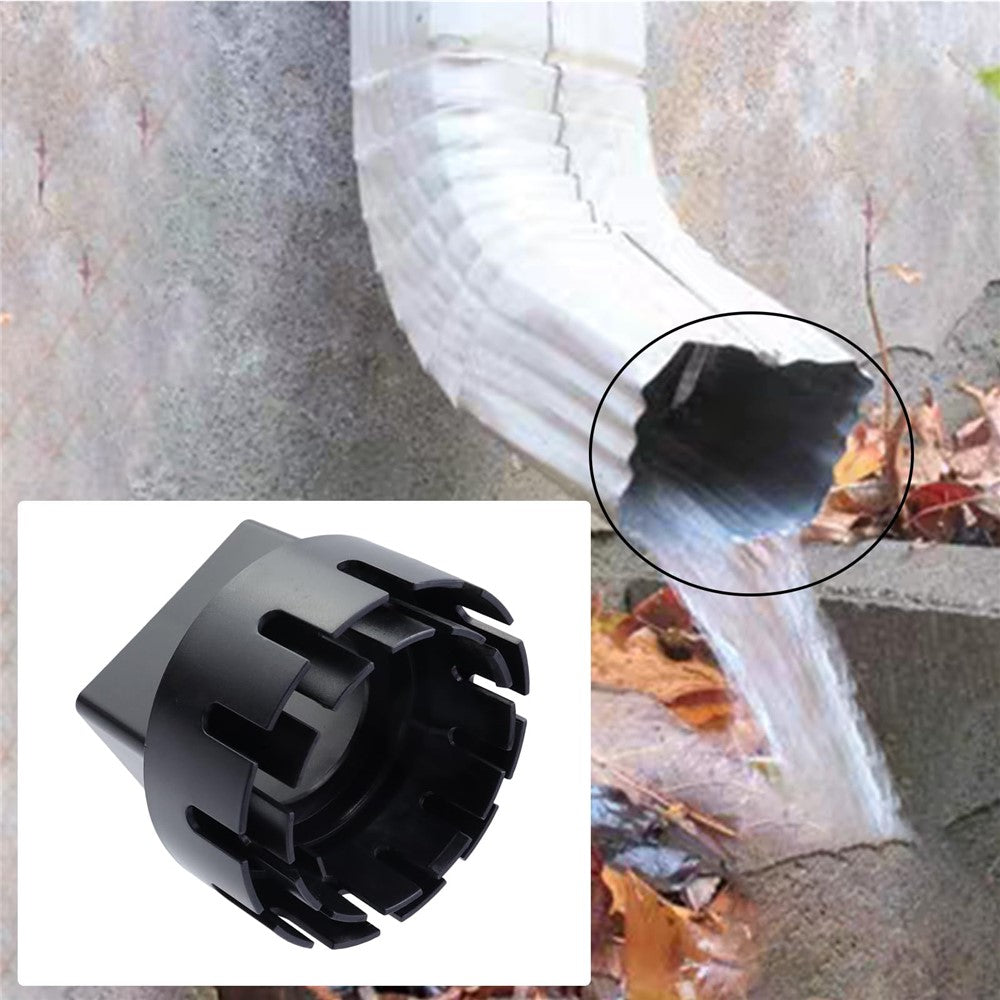 3x4 Inch Drain Pipe Draining Rain Gutter PVC Drain Connector Downspout Adapter