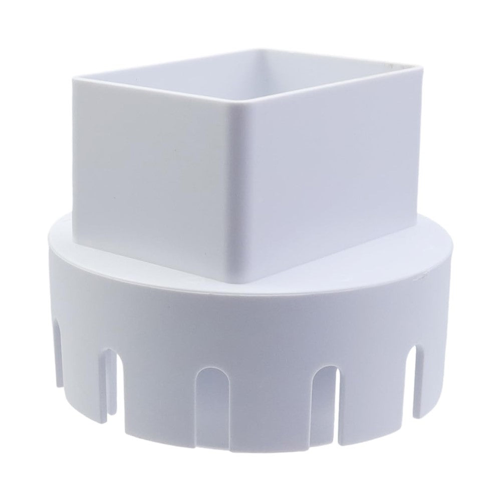 2x3 Inch Drain Pipe Draining Rain Gutter PVC Drain Connector Downspout Adapter