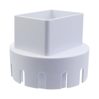 2x3 Inch Drain Pipe Draining Rain Gutter PVC Drain Connector Downspout Adapter