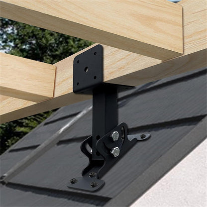Heavy-Duty Adjustable Roof Mount Bracket for Pergola and Patio Canopy Support