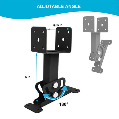 Heavy-Duty Adjustable Roof Mount Bracket for Pergola and Patio Canopy Support