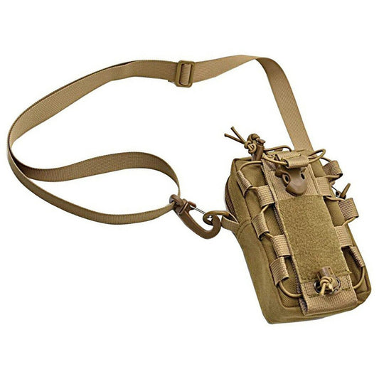 Tactical Outdoor Hiking Camping Waist Pack Small Hanging Bag with Water Bottle Holder