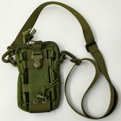 Tactical Outdoor Hiking Camping Waist Pack Small Hanging Bag with Water Bottle Holder