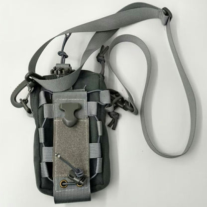 Tactical Outdoor Hiking Camping Waist Pack Small Hanging Bag with Water Bottle Holder