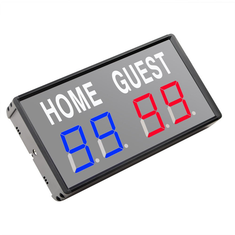 Electronic Scoreboard Aluminum Alloy LED Display Sports Score Keeper with Remote Control