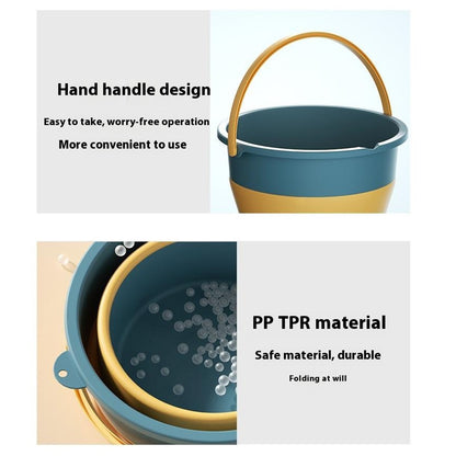 Foldable Water Bucket 10L Portable Collapsible Container for Fishing / Camping / Car Wash / Travel Outdoor Indoor