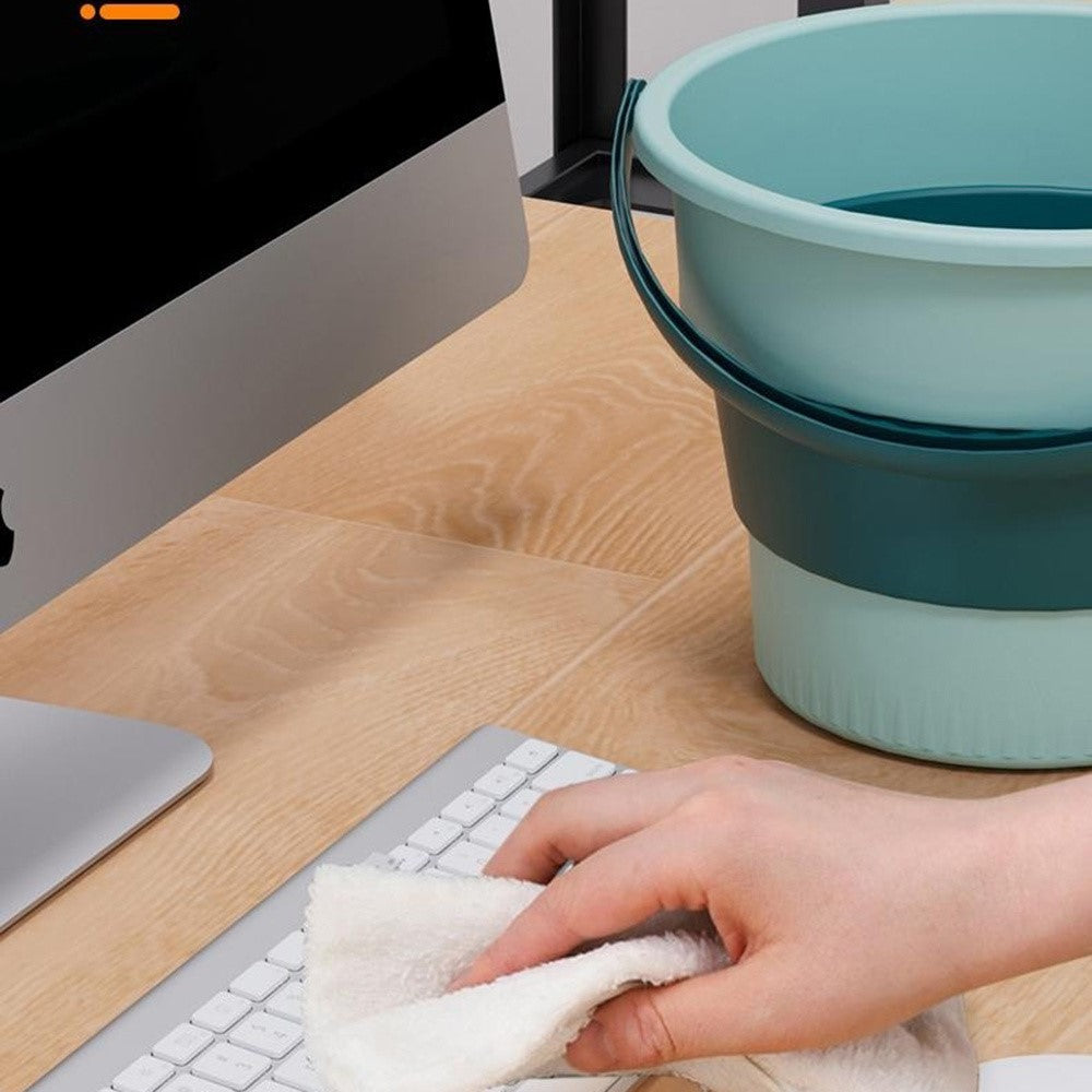 Foldable Water Bucket 5L Portable Thickened Plastic Collapsible Container for Outdoor  /  Home Use