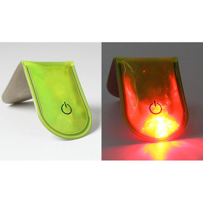 4Pcs LED Magnetic Clip Lights Safety Warning Flashers for Night Running Camping Outdoor Activities