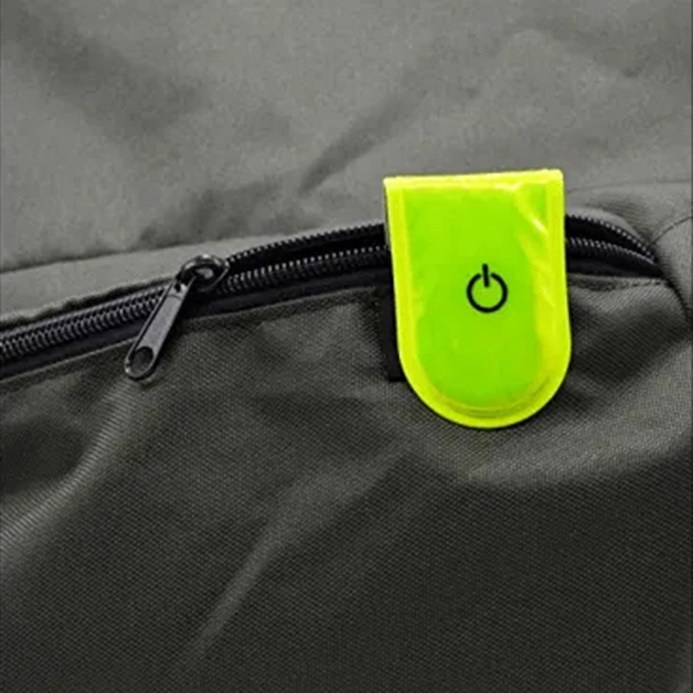 4Pcs LED Magnetic Clip Lights Safety Warning Flashers for Night Running Camping Outdoor Activities