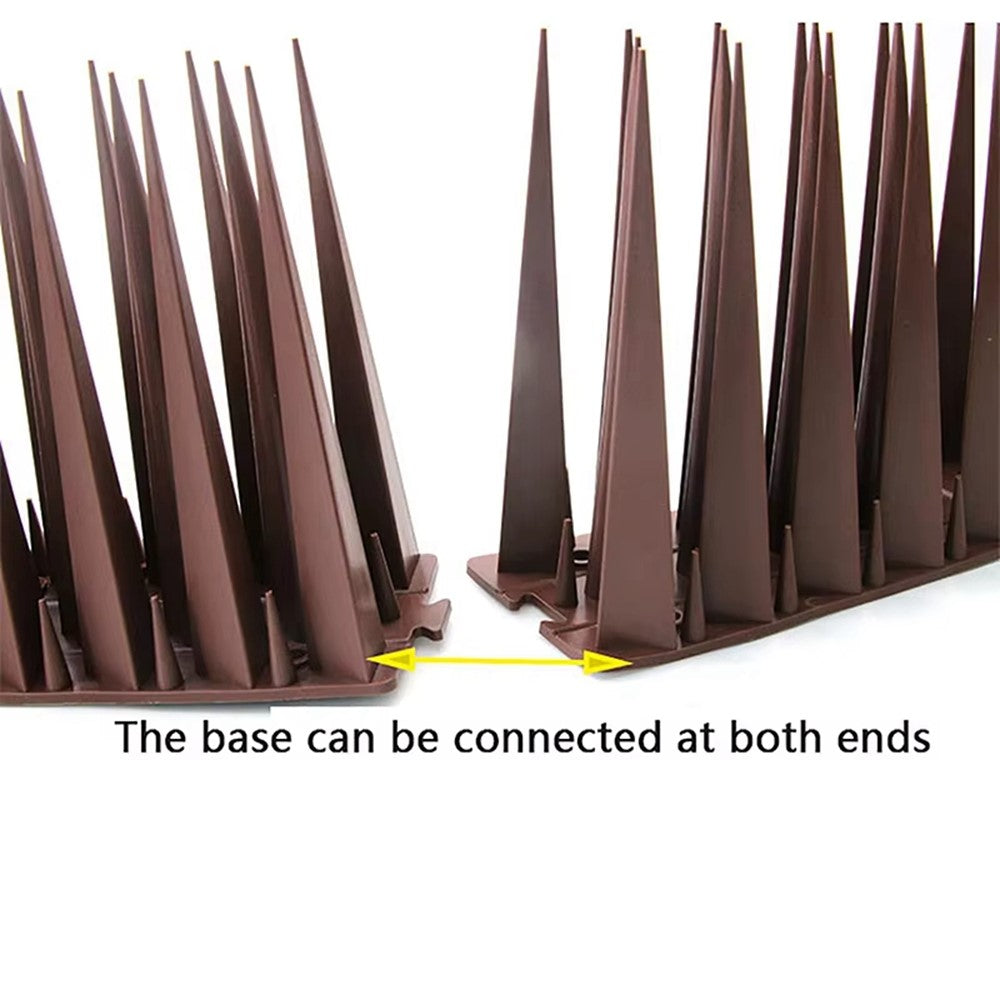 4Pcs Garden Anti-Climbing Spikes Birds Cats Repellent Wall Fence Protection Device