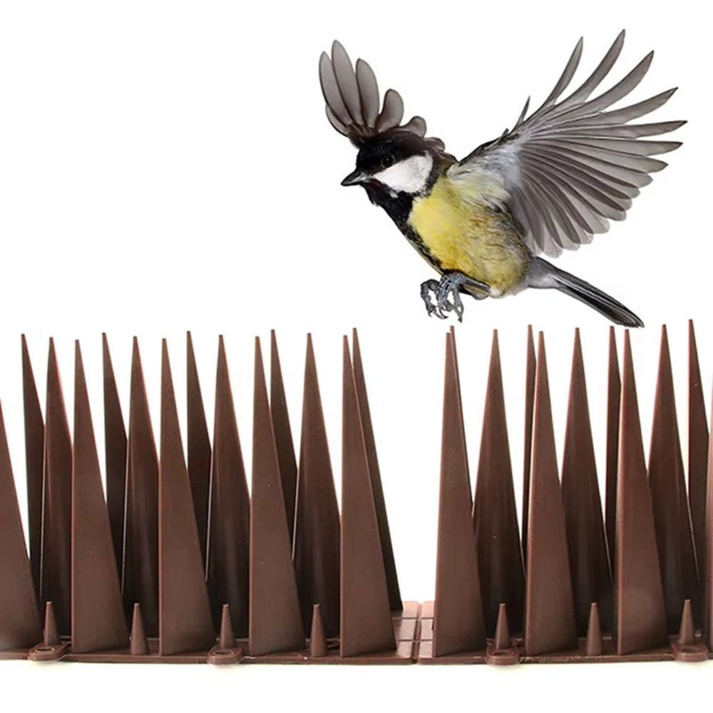 6Pcs Garden Anti-Climbing Spikes Birds Cats Repellent Wall Fence Protection Device
