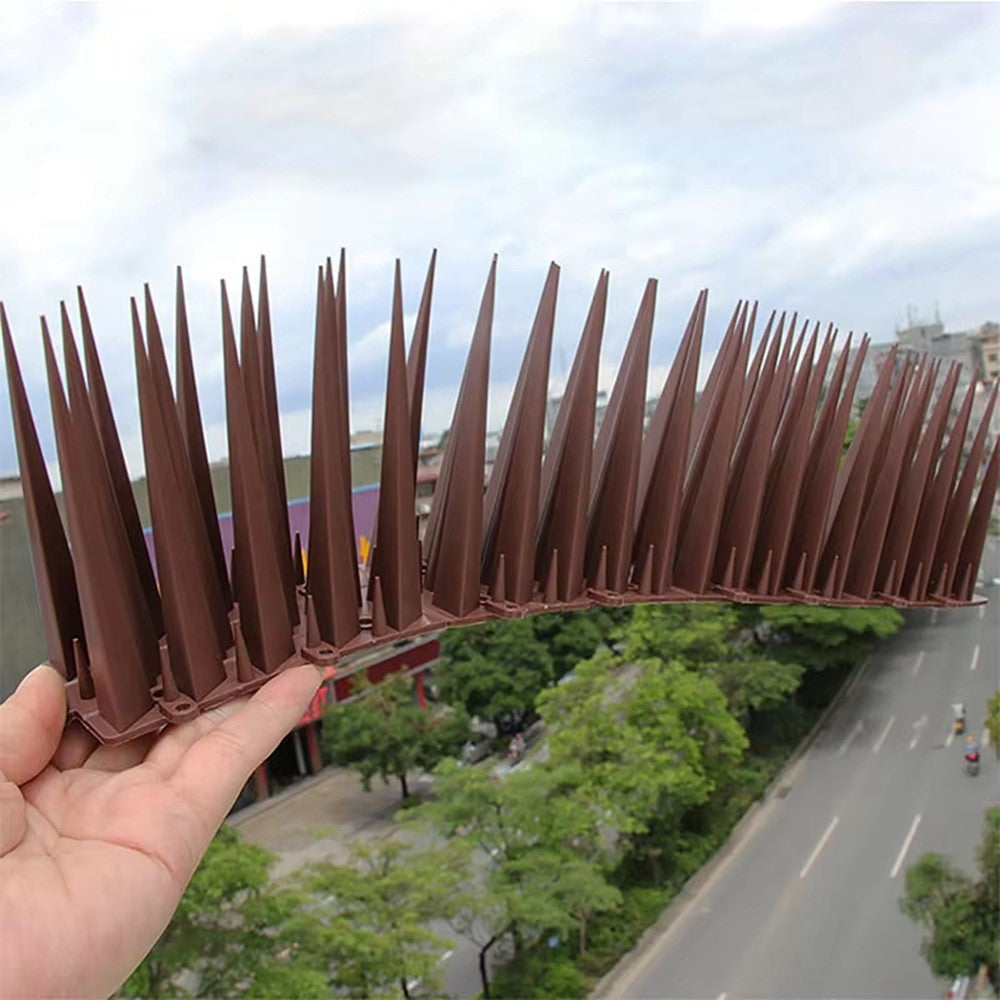 6Pcs Garden Anti-Climbing Spikes Birds Cats Repellent Wall Fence Protection Device
