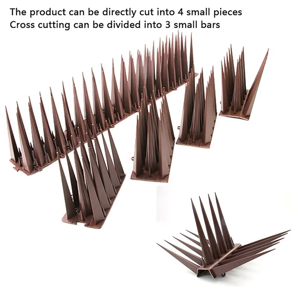 6Pcs Garden Anti-Climbing Spikes Birds Cats Repellent Wall Fence Protection Device