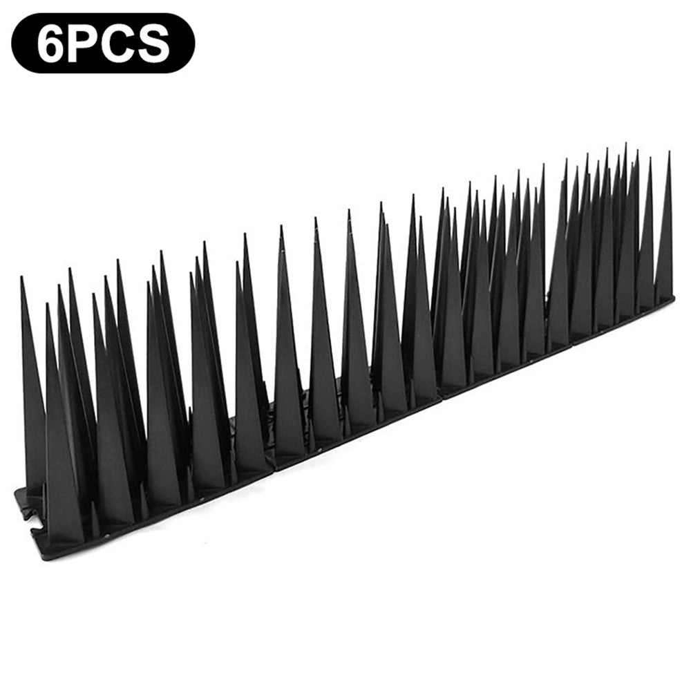 6Pcs Garden Anti-Climbing Spikes Birds Cats Repellent Wall Fence Protection Device