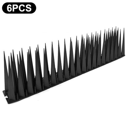 6Pcs Garden Anti-Climbing Spikes Birds Cats Repellent Wall Fence Protection Device