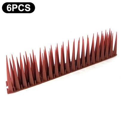 6Pcs Garden Anti-Climbing Spikes Birds Cats Repellent Wall Fence Protection Device