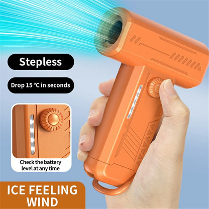 Portable Turbine Fan Outdoor Camping Light High Speed Handheld Fan Dust Blower (CE Certificated)