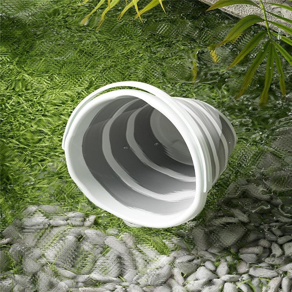 Foldable Water Bucket 10L Multi-Function Portable Collapsible Container for Home / Outdoor Use