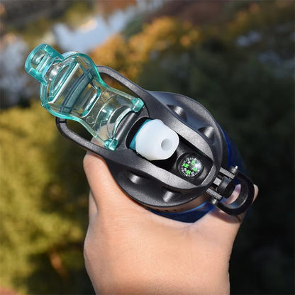 650ml Water Bottle with Filter Straw Outdoor Camping Filtered Water Cup Portable Water Purifier (BPA Free, FDA Certified)