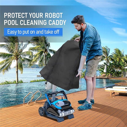 Waterproof Swimming Pool Cleaner Cover 420D Oxford Cloth Pool Cleaning Machine Dust Protection Cover