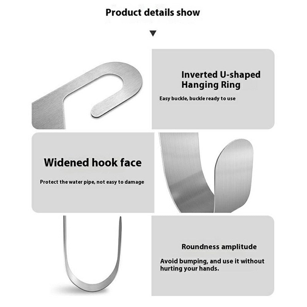 Garden Hose Holder 304 Stainless Steel Wall Mount Water Hose Hanger for Outdoor Yard Car Wash Faucet Storage Rack
