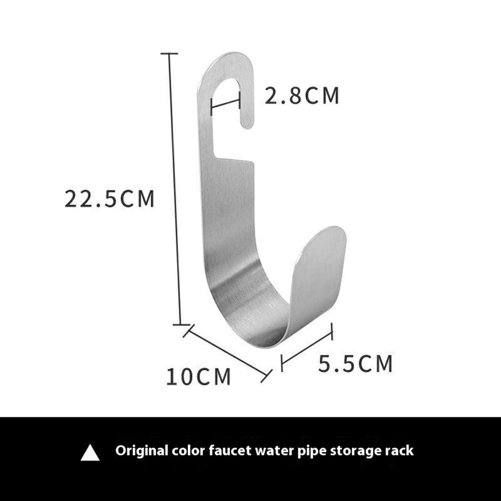 Garden Hose Holder 304 Stainless Steel Wall Mount Water Hose Hanger for Outdoor Yard Car Wash Faucet Storage Rack