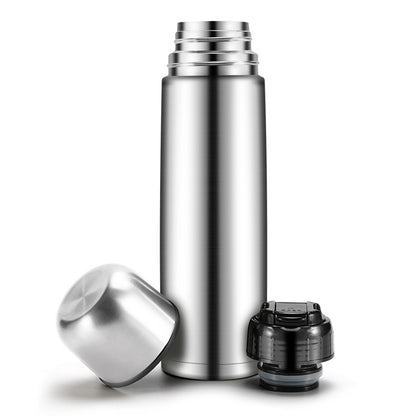 500ml Stainless Steel Vacuum Insulated Kettle Thermal Water Bottle for Travel Outdoor (BPA Free, No FDA)