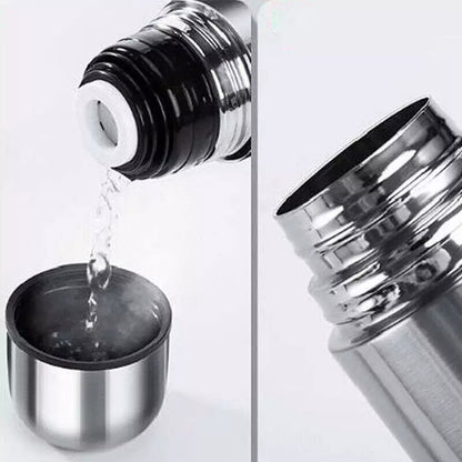 500ml Stainless Steel Vacuum Insulated Kettle Thermal Water Bottle for Travel Outdoor (BPA Free, No FDA)