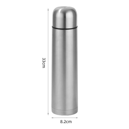 1000ml Stainless Steel Vacuum Insulated Kettle Thermal Water Bottle for Travel Outdoor (BPA Free, No FDA)
