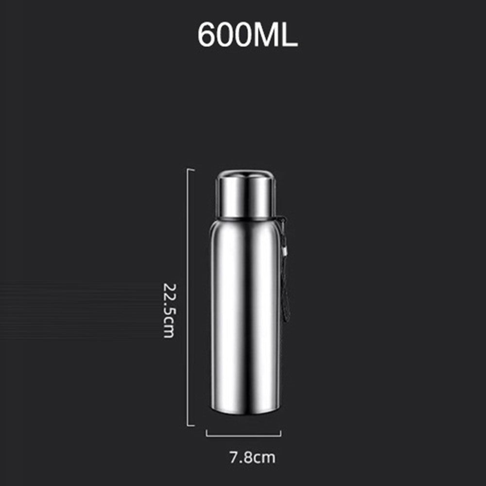 600ml 304 Stainless Steel Tea Infuser Cup Vacuum Insulated Water Bottle for Travel Outdoor (BPA Free, No FDA)