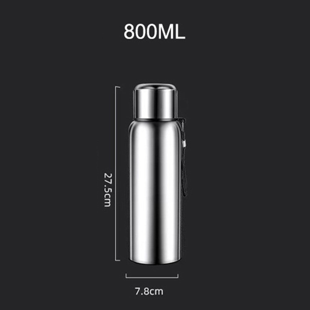 800ml 304 Stainless Steel Tea Infuser Cup Vacuum Insulated Water Bottle for Travel Outdoor (BPA Free, No FDA)